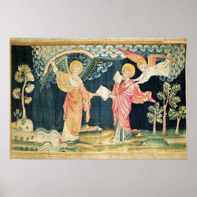 Póster St. John Eating the Book (Frente)