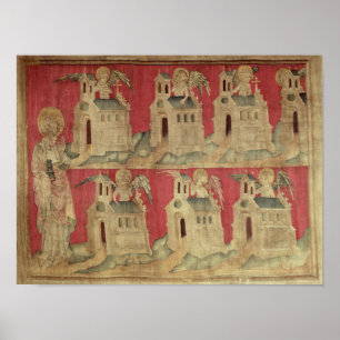 Póster St. John y las siete iglesias de Asia