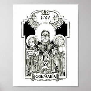 Póster St. Josemaria Escriva
