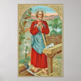 Póster St. Joseph el trabajador (BK 31)
