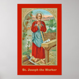Póster St. Joseph el trabajador (BK 31)