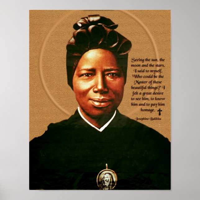 Póster St Josephine Bakhita (Frente)
