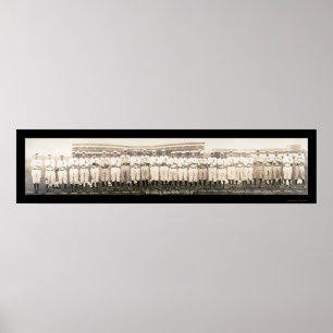 Póster St. Louis broncea la foto 1911 del béisbol