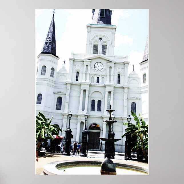 Póster St. Louis Cathedral (Frente)