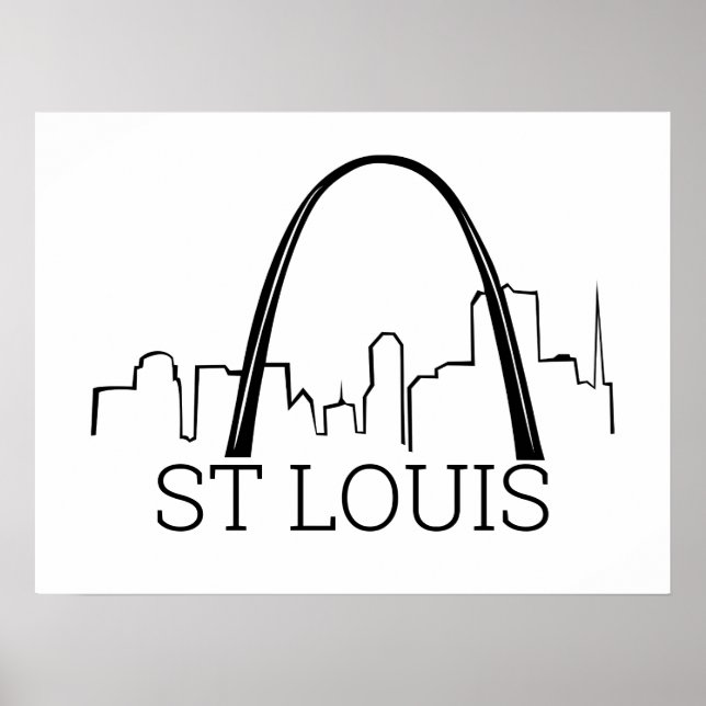 Póster St. Louis, Missouri (Frente)