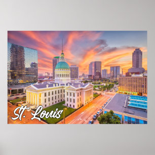 Póster St. Louis, Missouri, Estados Unidos