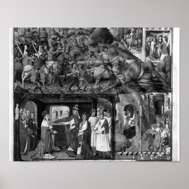 Póster St. Louis partiendo hacia la cruzada (Frente)