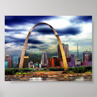 Póster St. Louis por tormenta