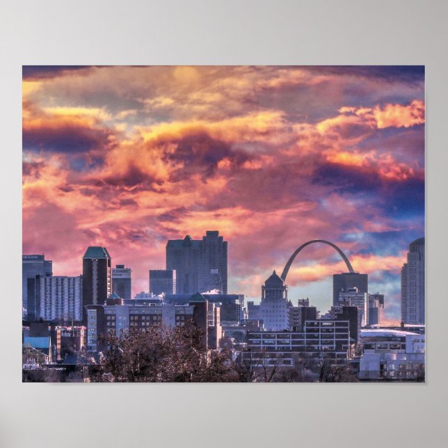 Póster St. Louis Sunrise (Frente)