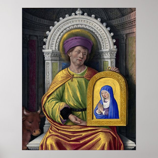 Póster St Luke the Apostle Catholic Saint (Frente)