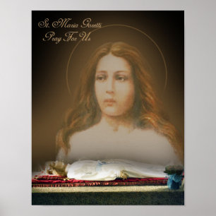 Póster ST. Maria Teresa Goretti