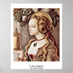 Póster St Mary Magdalena de Carlo Crivelli