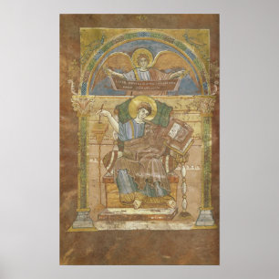 Póster St. Matthew, from the Gospel of St. Riquier