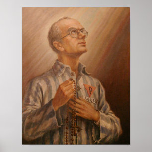 Póster St Maximiliano Kolbe