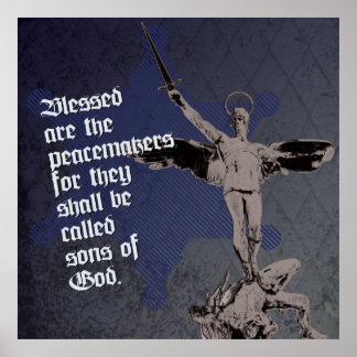 Póster St. Michael Archangel Poster - Alguacil Estrella