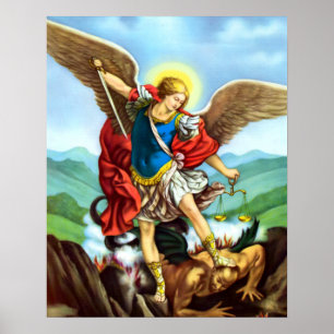 Póster St Michael Archangel Poster San Miguel Arcangel