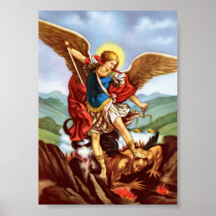 Póster St Michael Archangel San Miguel Arcangel Imprimir