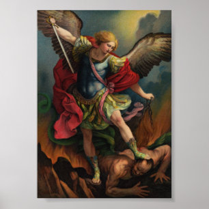 Póster St. Michael el pequeño Poster Archangel