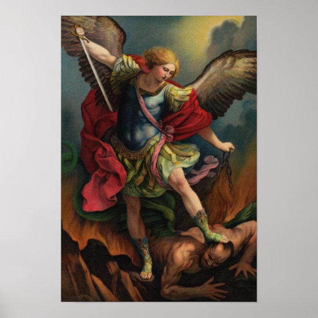 Póster St. Michael el Poster Archangel (Frente)