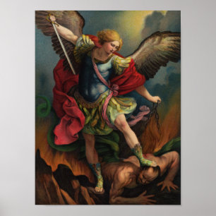 Póster St. Michael, el Poster medio Archangel