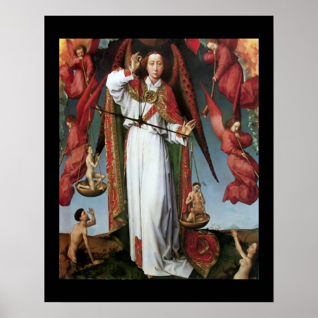 PÓSTER ST. MICHAEL IN THE LAST JUDGEMENT (Frente)