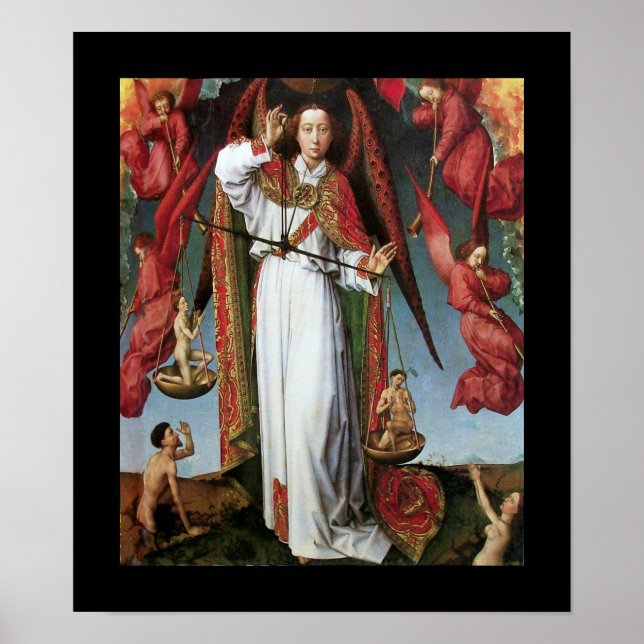 PÓSTER ST. MICHAEL IN THE LAST JUDGEMENT (Frente)