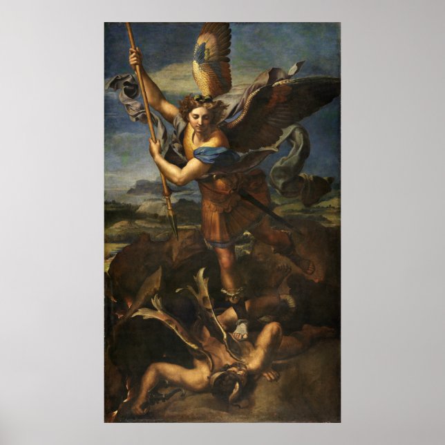 Póster St. Michael y el Satan - Rafael (Frente)