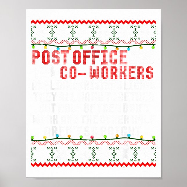 Póster St Office Co Workers Are Like Christmas Lights The (Frente)