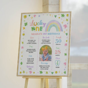 Póster St. Patrick Rainbow Lucky One Milestone Poster