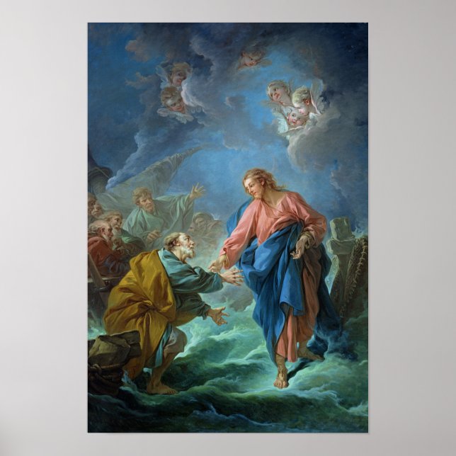 Póster St. Peter Invited to Walk on the Water, 1766 (Frente)