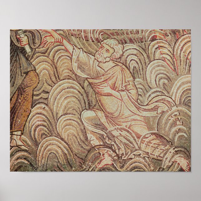 Póster St. Peter Saved de ahogarse (Frente)