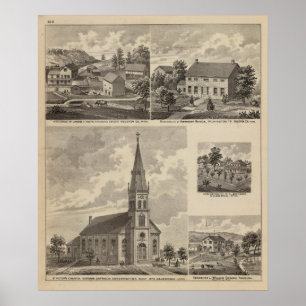 Póster St. Peter's Church, Caledonia, Minnesota