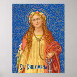 Póster St. Philomena con Poster Anchor (SNV 051)