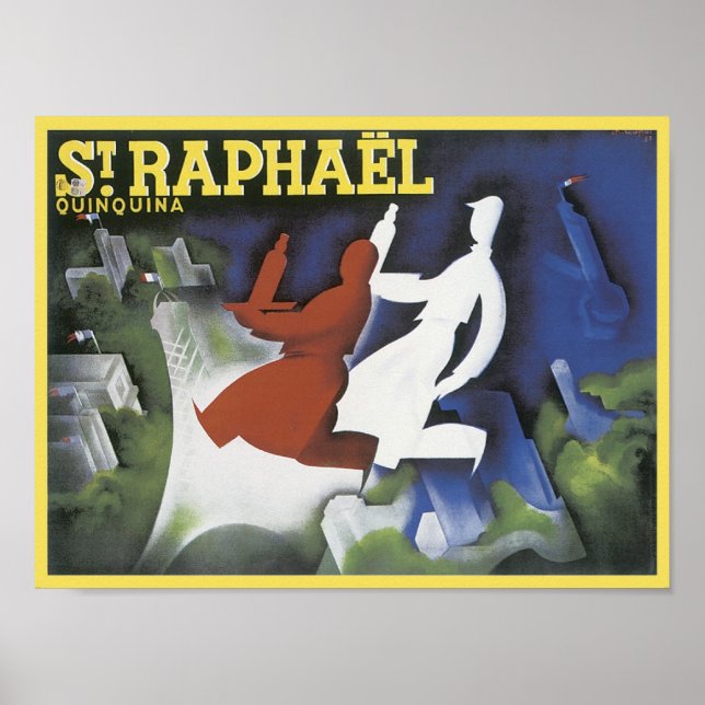 Póster St. Raphael Quinquina (Frente)