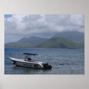 Póster St San Cristobal, playa de la tortuga