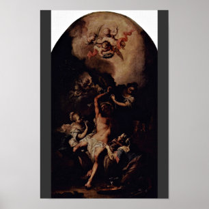 Póster St. Sebastian de Unterberger Miguel Ángel