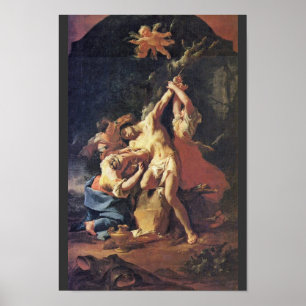 Póster St. Sebastian y las mujeres de Troger Paul