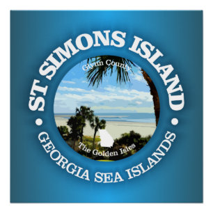 Póster St Simons (C)