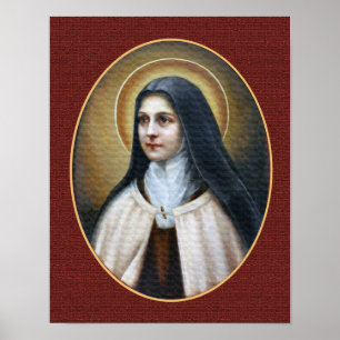Póster St Teresa del retrato de Lisieux