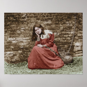 PÓSTER ST THERESE COMO JOAN DE ARC.