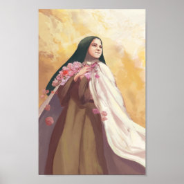 Póster St. Thérèse en el cielo