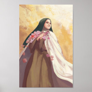 Póster St. Thérèse en el cielo