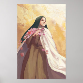Póster St. Thérèse en el cielo