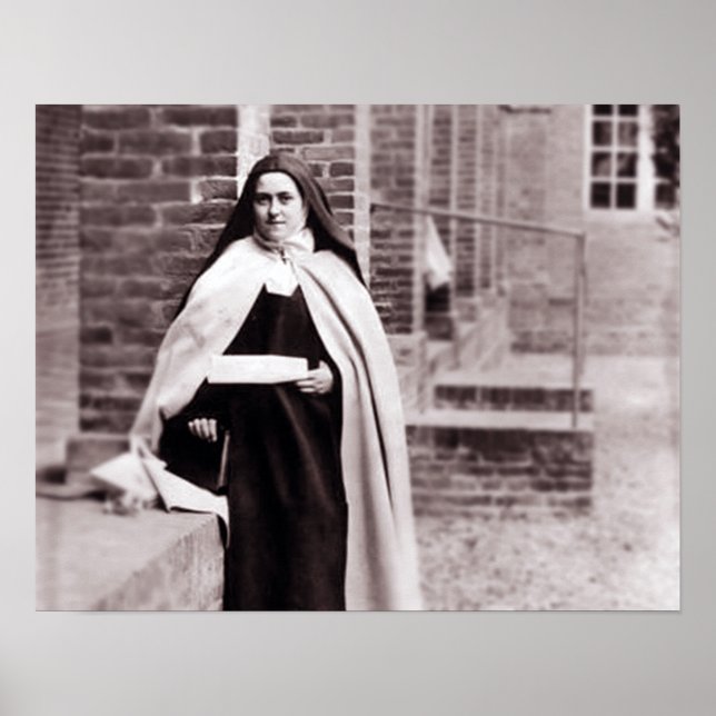 Póster St. Therese of Lisieux. (Frente)