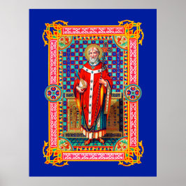 Póster St. Thomas Becket en el Poster Red Chasuble (K 34)
