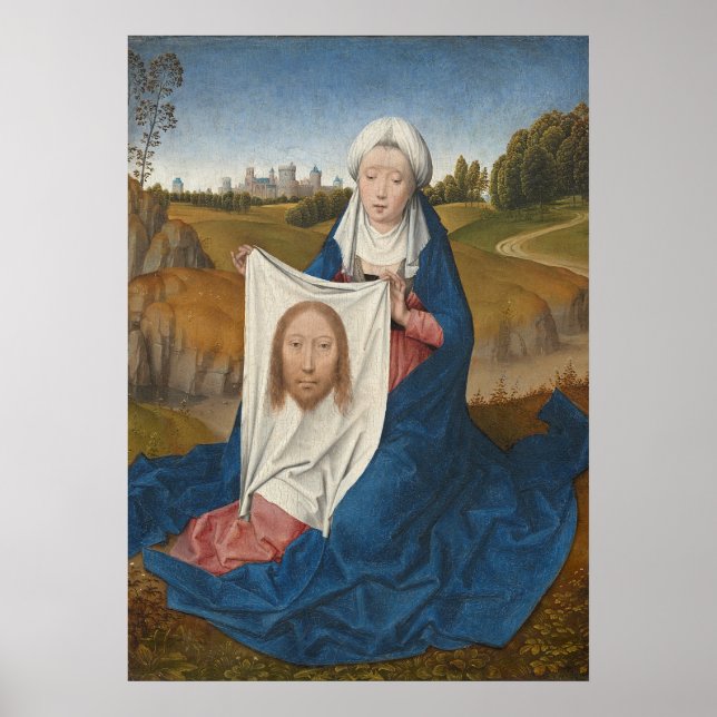 Póster St. Veronica, c.1470-1475 (oil on panel) (Frente)