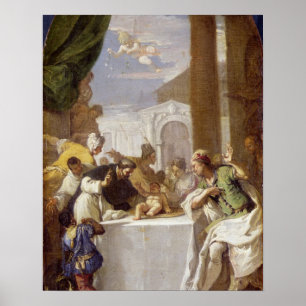 Póster St. Vincent Ferrer que realiza un milagro