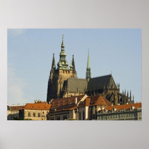 Póster St. Vitus Cathedral and Prague Castle, one of