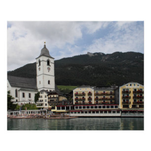 Póster St.Wolfgang am Wolfgangsee, Salzburg Österreich