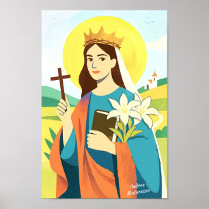Póster Sta. Catalina de Siena